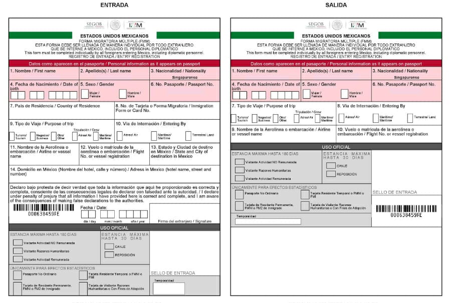 FMM Form Complete Best Guide to Mexico Immigration Form [10+ FAQs